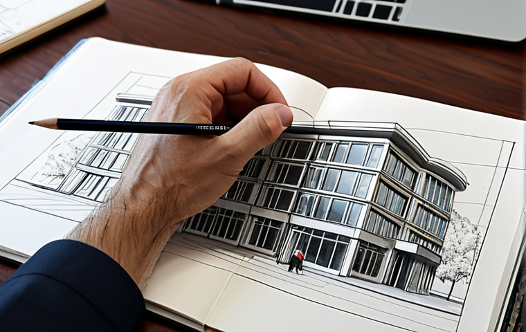 Architectural Sketching**

"Architect sketching a building design in a sketchbook, natural light, architectural office setting, fully clothed, appropriate attire, safe for work, perfect anatomy, correct proportions, well-formed hands, proper finger count, professional, high quality, realistic."

**