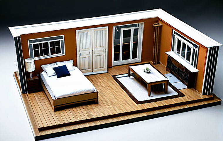 **

"A modest and professional architectural model of a small house, showcasing efficient space planning with three bedrooms and a living room, fully clothed, appropriate attire, safe for work, perfect anatomy, correct proportions, natural pose, well-formed hands, proper finger count, natural body proportions, realistic textures, displayed on a clean white table, professional lighting, family-friendly, architectural visualization."

**