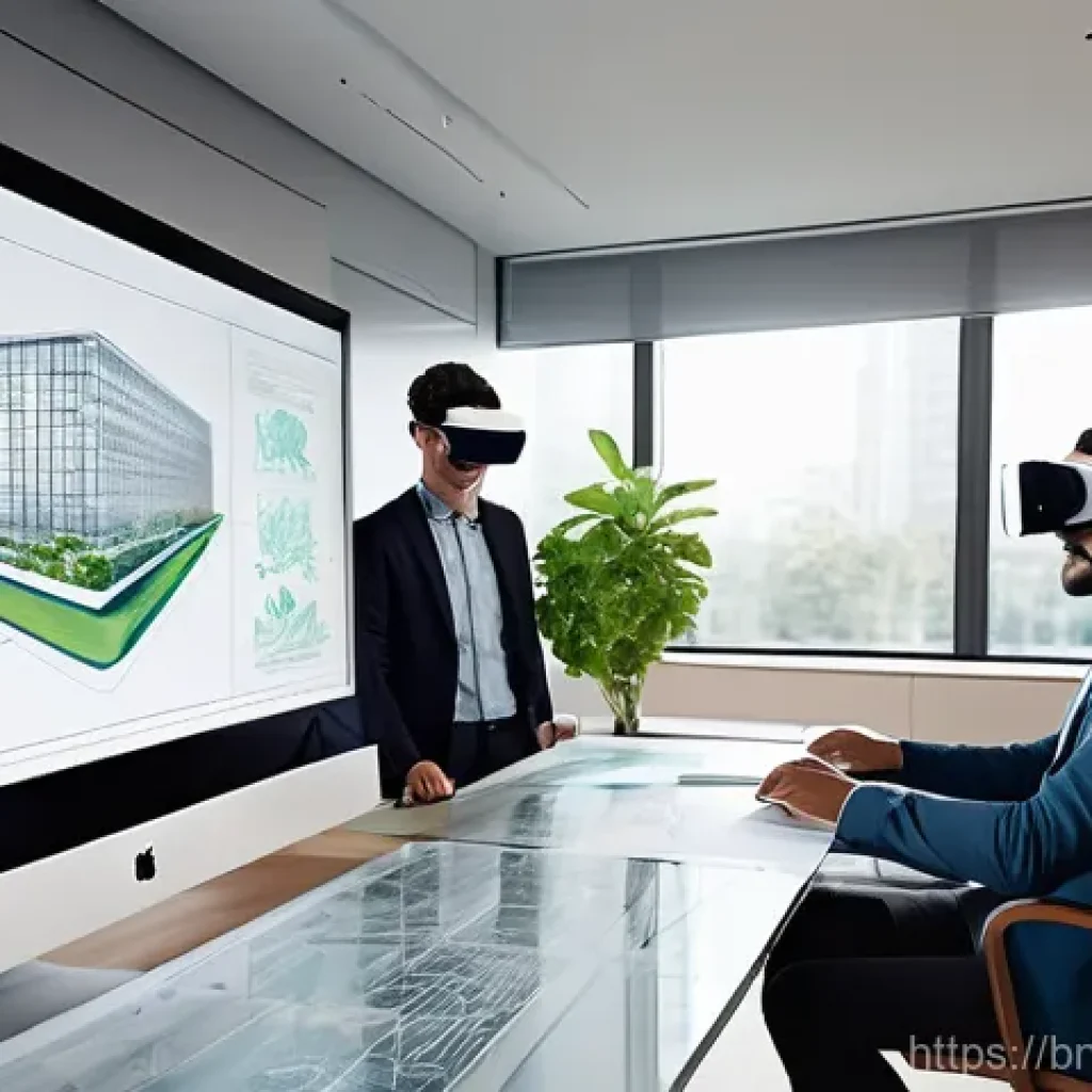 건축 실무에서 학습 곡선 관리하기 - **Innovative Architectural Design Studio:** A diverse team of 3-4 architects, professionally dressed...