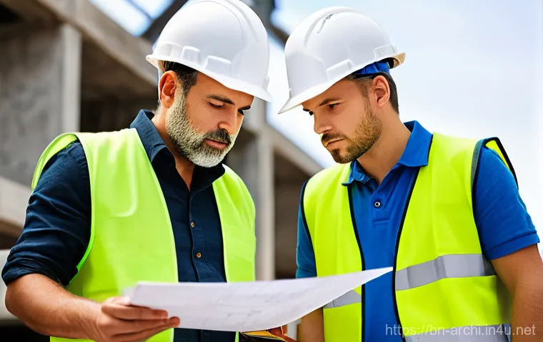 건축가의 현장 경험 사례 - **Prompt:** A dynamic scene on a modern construction site at dusk, focusing on safety and efficiency... 건축가의 현장 경험 사례 - **Prompt:** A dynamic scene on a modern construction site at dusk, focusing on safety and efficiency...