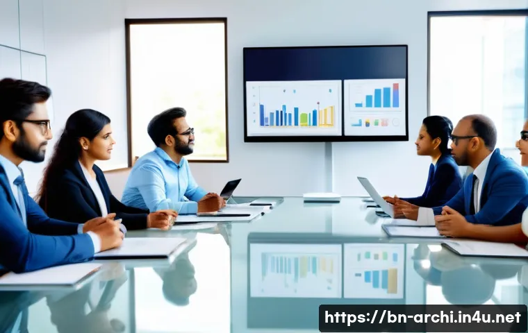 건축 실무에서 클라이언트 관리의 기술 - A professional Bengali business meeting scene showing a diverse group of people engaged in a clear a...