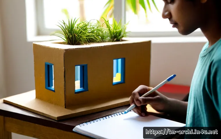 건축가로서의 창의성 유지 방법 - Photorealistic young Bengali architect in a bright sunlit studio, thoughtfully sketching organic bui...
